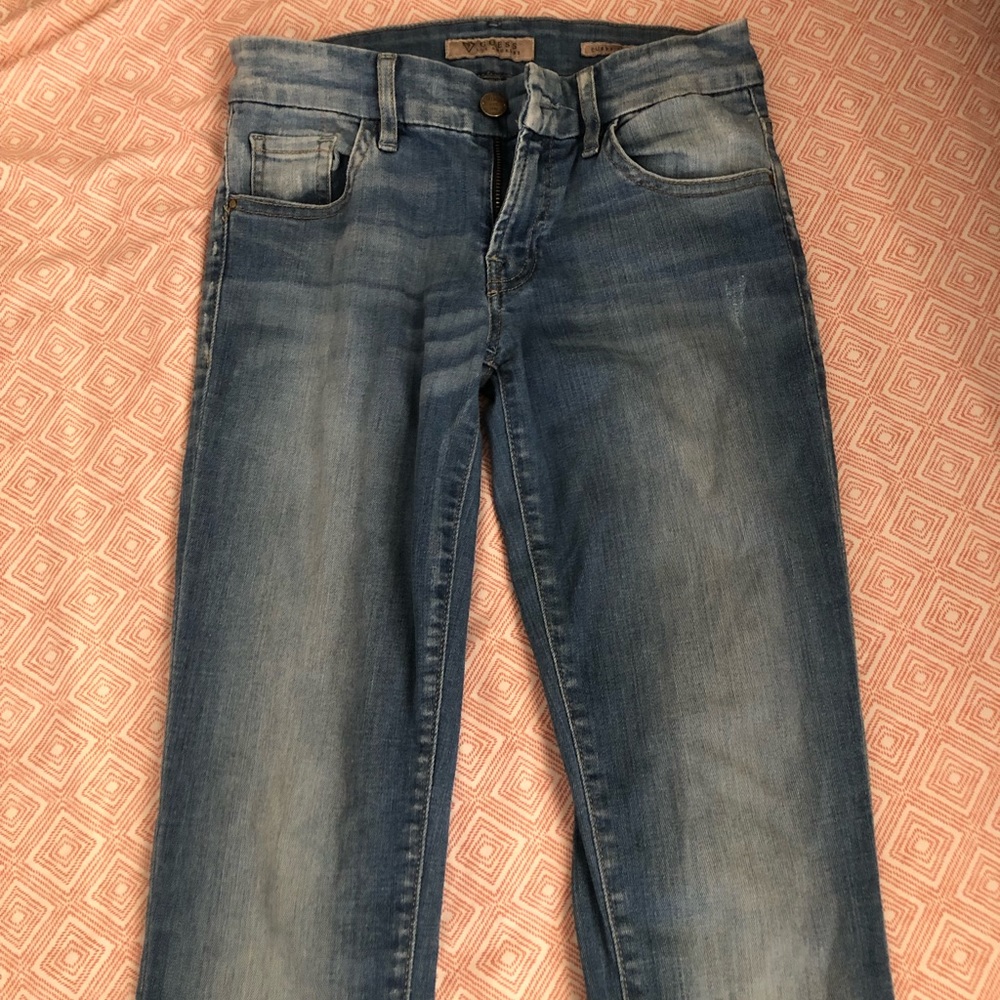 American eagle blue high rise